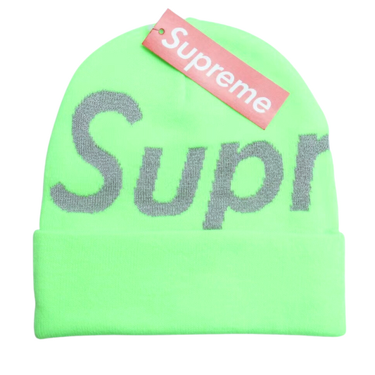 green-supreme-beanie