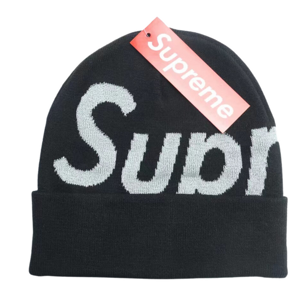 Black Supreme Beanie