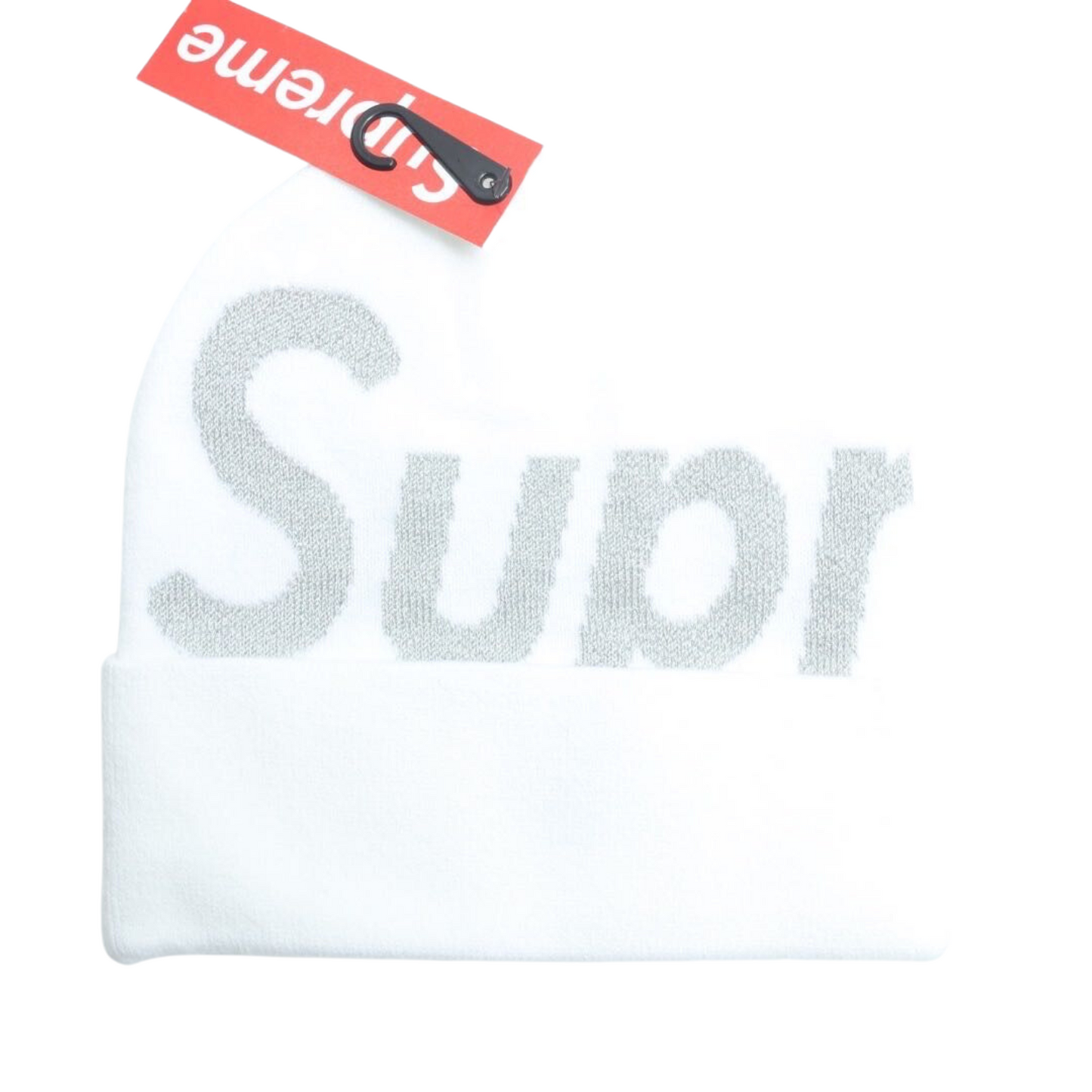 White Supreme Beanie