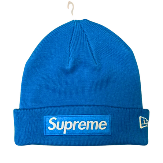 Blue World Famous New Era Supreme beanie