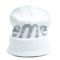 White Supreme Beanie