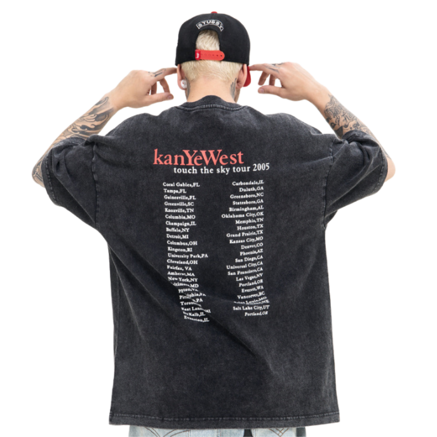 Kanye late registration streetwear t-shirt