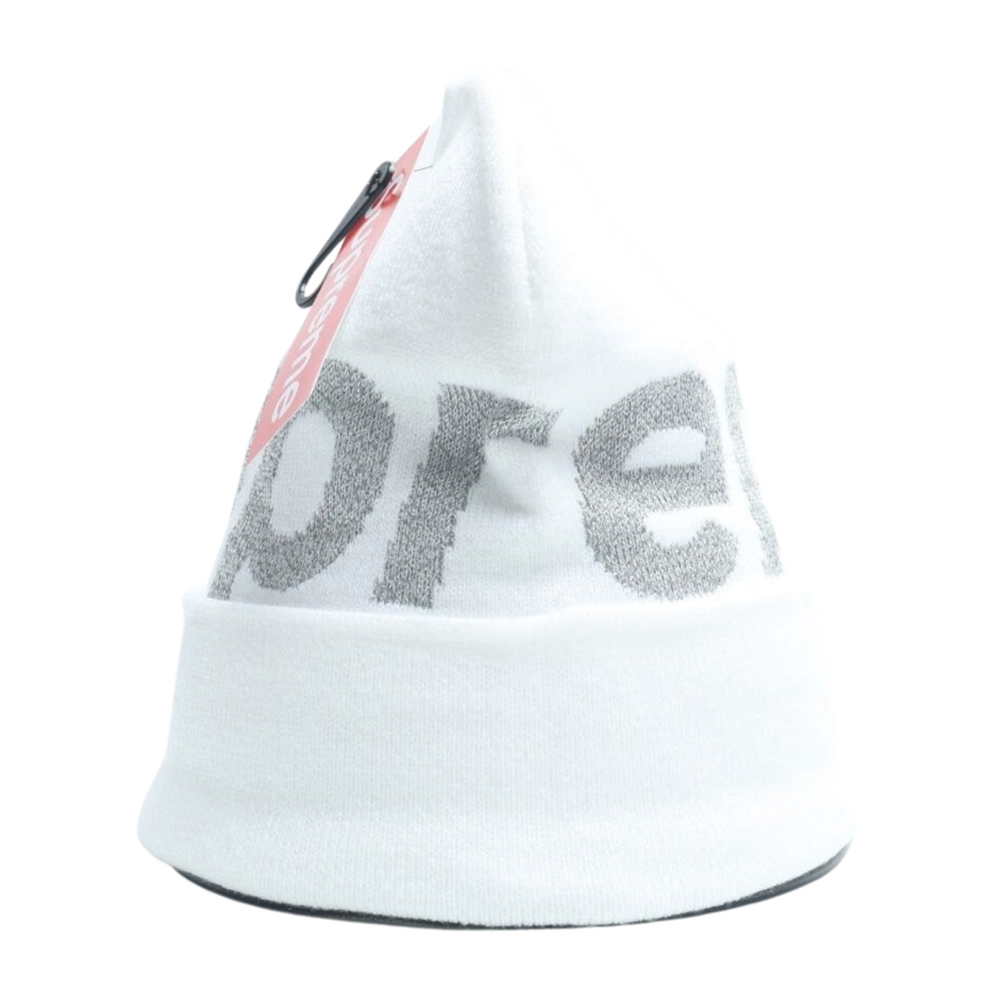 White Supreme Beanie