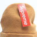 Light Brown New Era Supreme Beanie