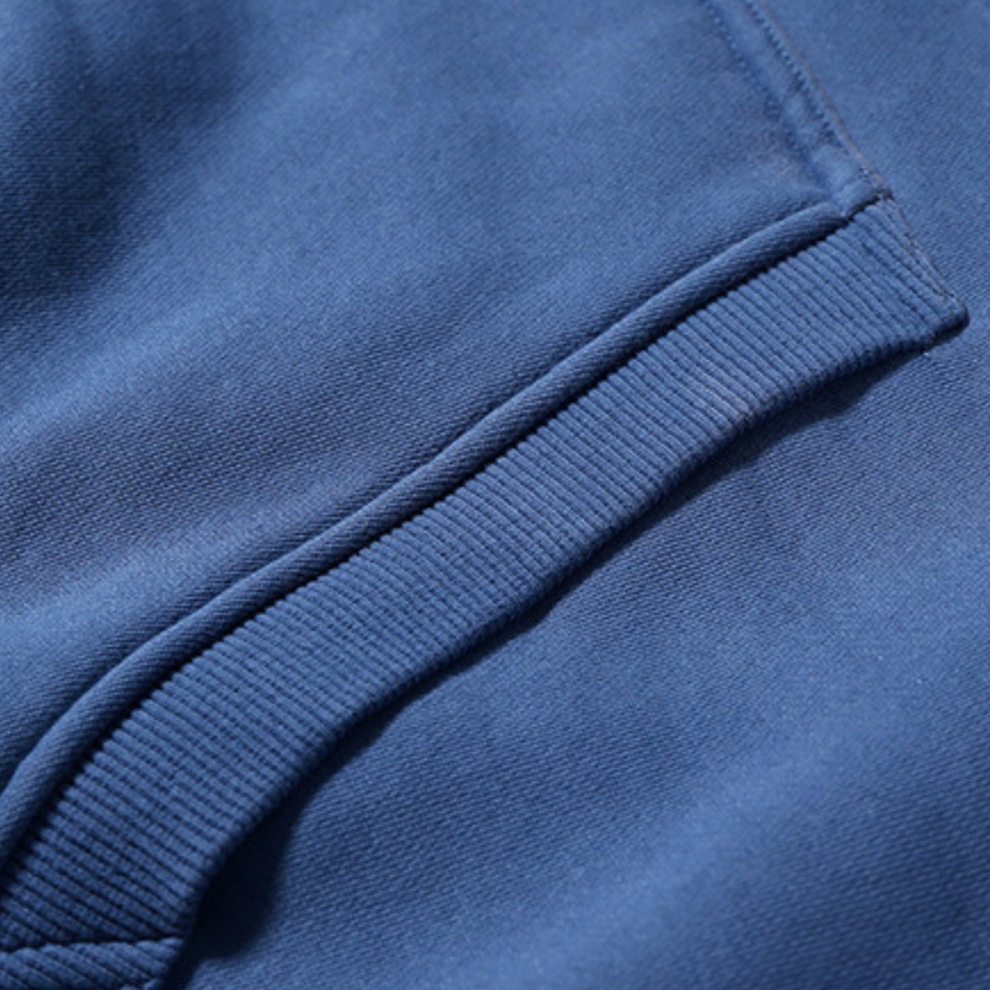 Gradient Streetwear Blue Hoodie Pocket
