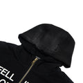 Black Zip Up Streetwear Hoodie