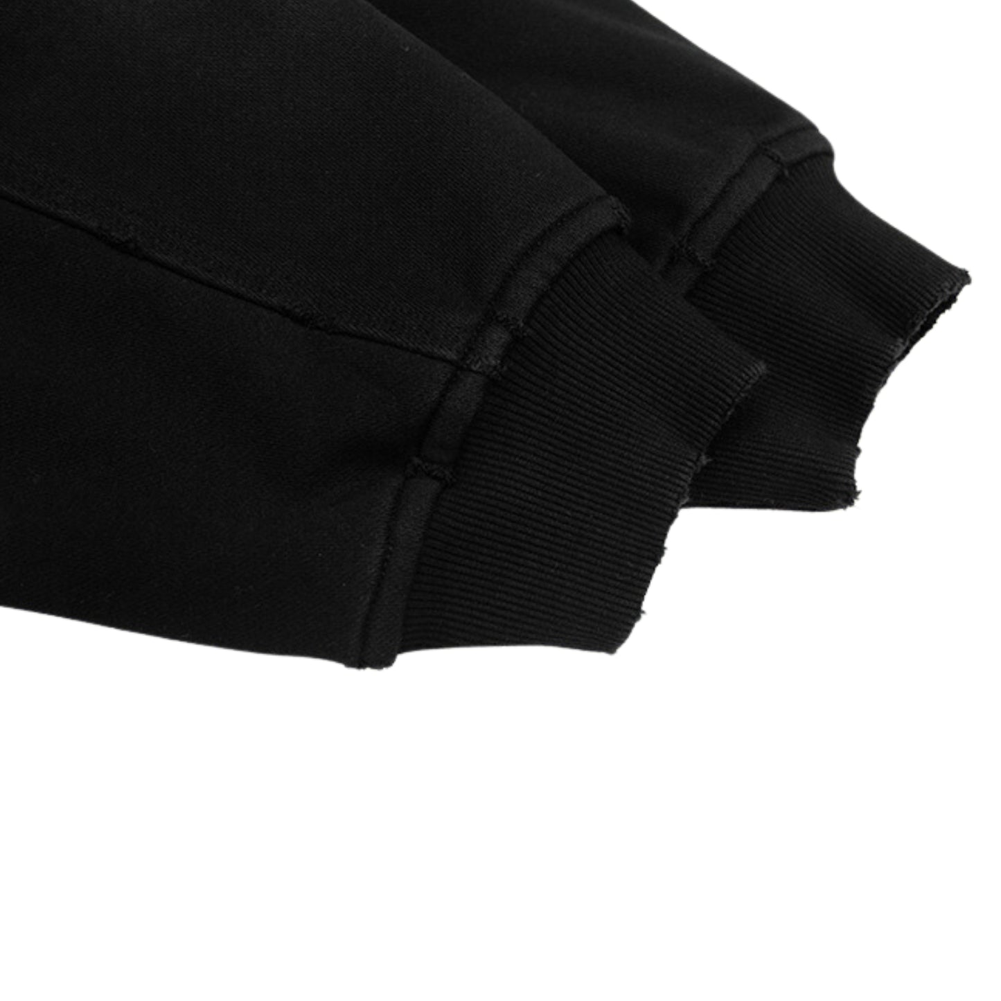 Black Zip Up Streetwear Hoodie