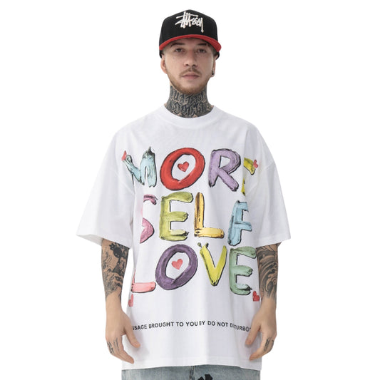Oversize more self love t-shirt