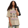 Loose Cartoon Print  Women T-shirt