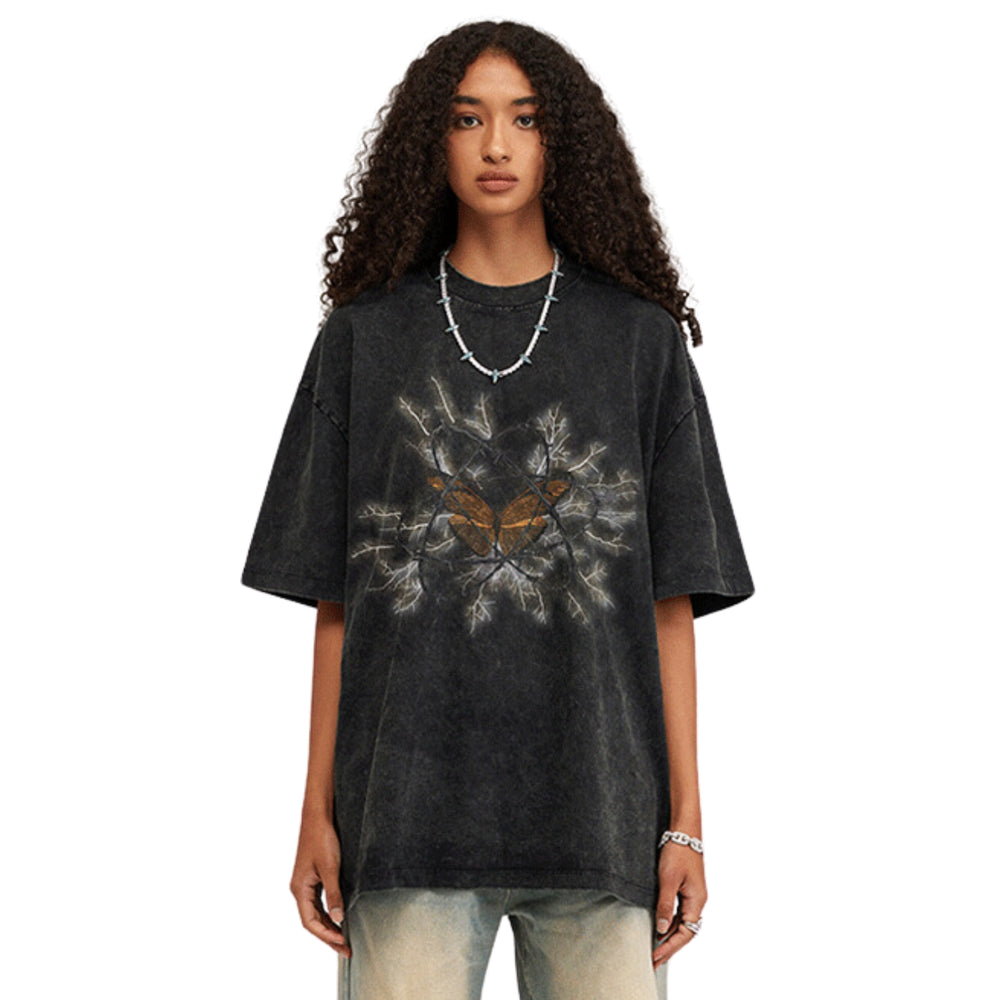 Black Butterfly Women T-shirt