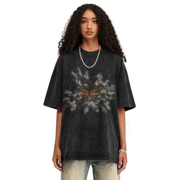 Black Butterfly Women T-shirt