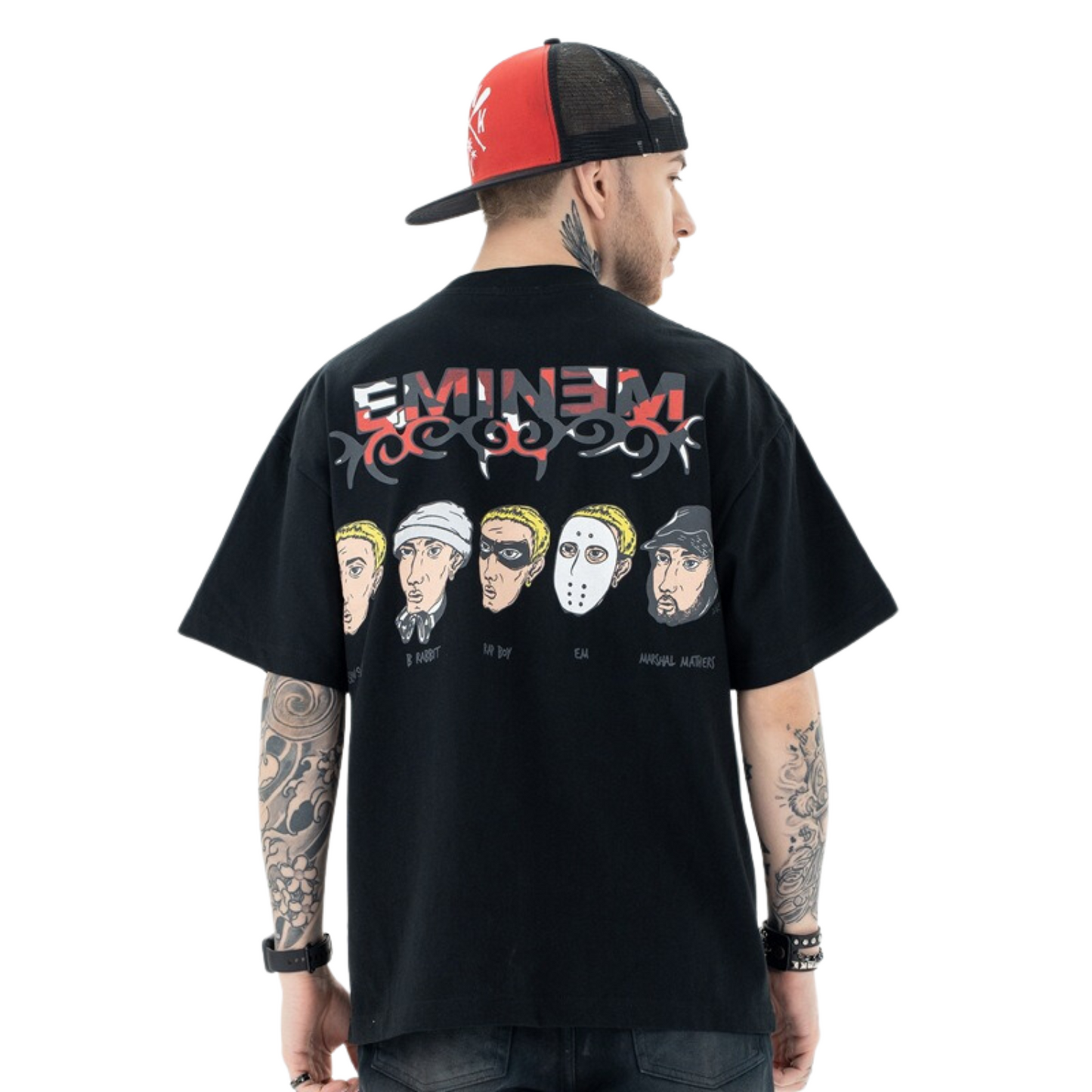 Eminem Multiple Faces  T-Shirt