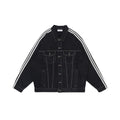 Black Denim Utility Jacket
